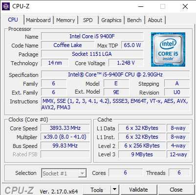 calculator i5 9400f nvidia gtx 1660