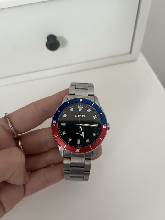 Ceas barbatesc Quartz Argintiu