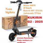 Kukirin G2‼️2025‼️Noua‼️Sigilata‼️Motor 800W‼️50km/h‼️