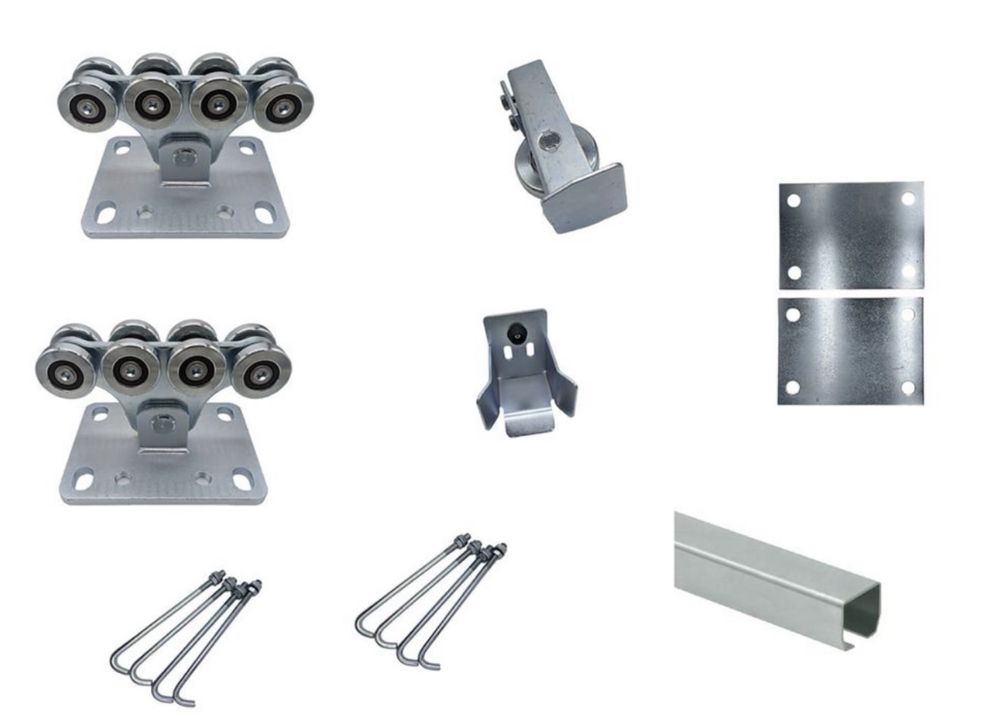 Kit Poarta Autoportanta 8 role greutate 1000kg / 1t + sina 6m