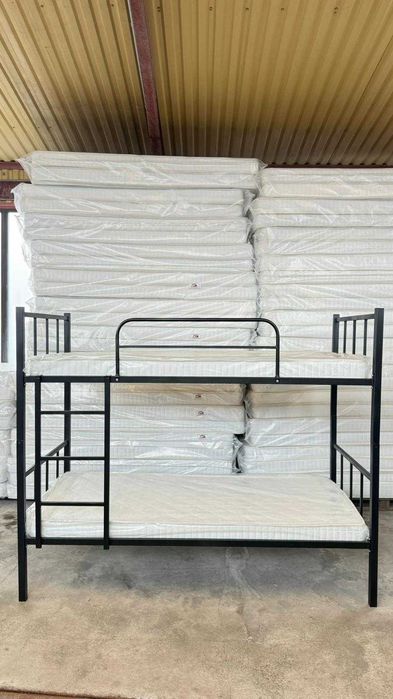 Pat metalic etajat Model BEL 2 + 2 saltele 12 cm–Super Oferta-in stoc!