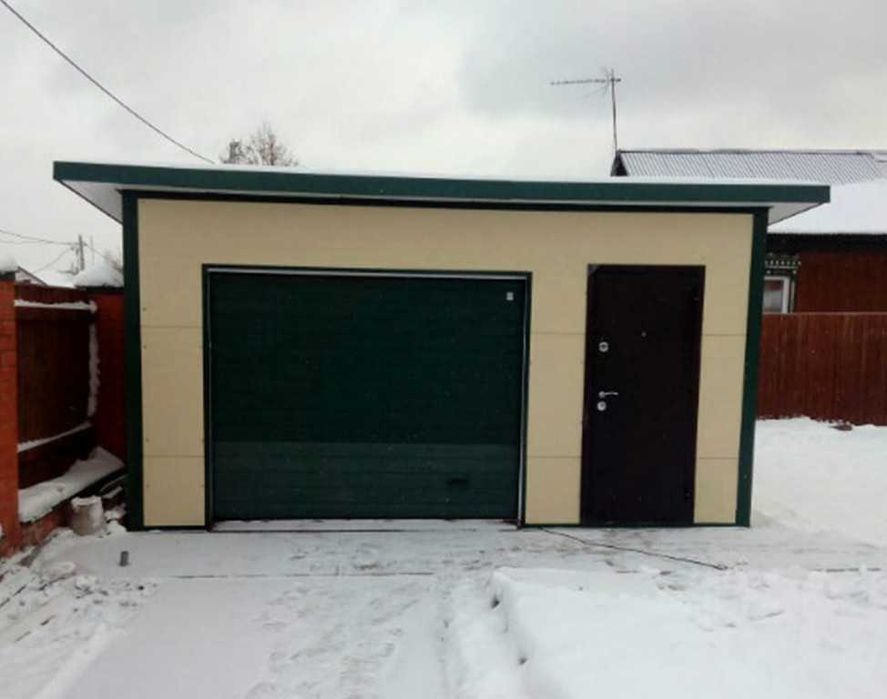 Construim Garaje Auto din structura metalica si panou sandwich izolat