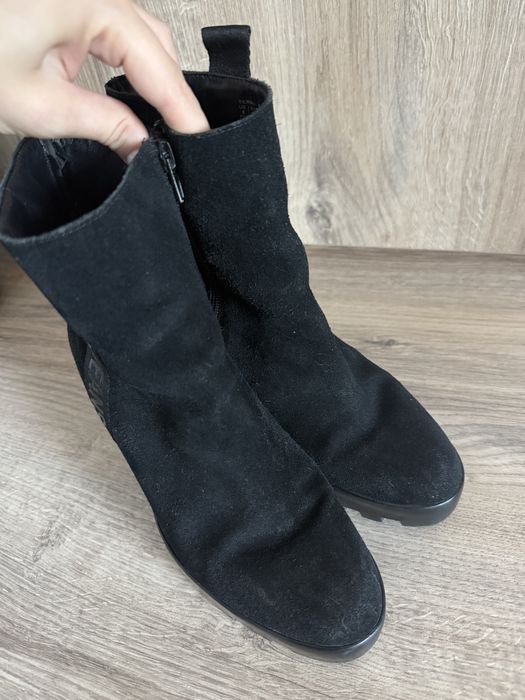 Боти Calvin Klein с дебел ток