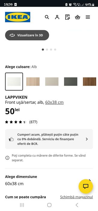 Front usa/sertar Ikea