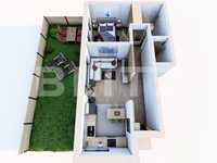 Apartament 2 camere, 50 mp, finisat, spatiu verde, zona Leroy...