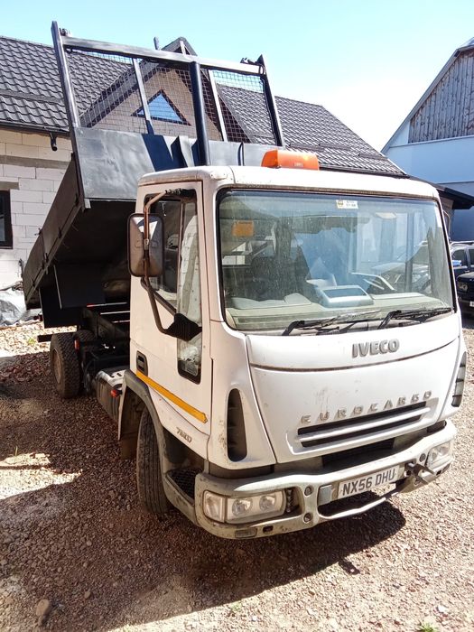 Camion iveco eurogargo 75e  7,5 tone basculabil 2007 volan dreapta
