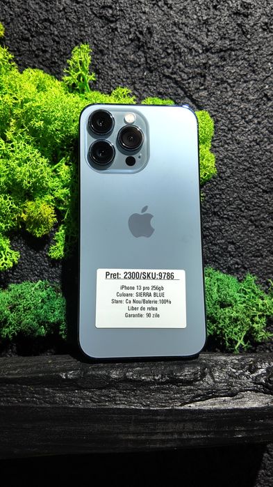 iPhone 13 Pro 256gb Blue Neverlocked Bat 100%/Fact+Garantie
