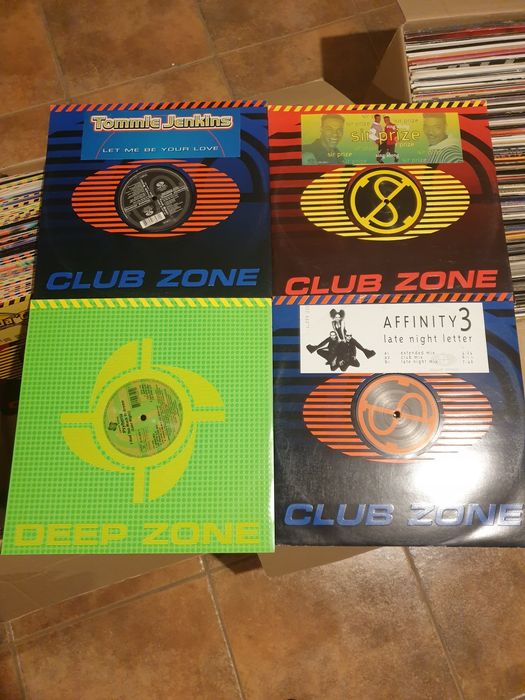 Discuri vinil maxi single cu muzica club/color