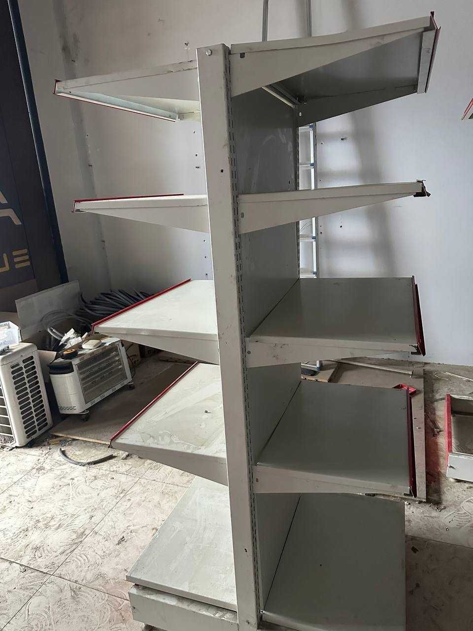 Продам дву -сторонний стеллаж  в магазин