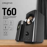 Creative T60, Тонколони 30W, Bluetooth/3.5мм жак/Разопаковани Продукти