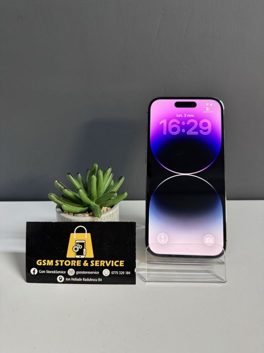 Iphone 14 Pro 128Gb Deep Purpule 100% Bat Garantie Gsm Store&Service