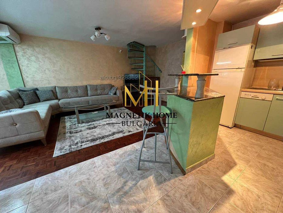 Омагьосващ мезонет с 2 спални и 2 бани до ”БСУ” в ж.к Братя Миладинови