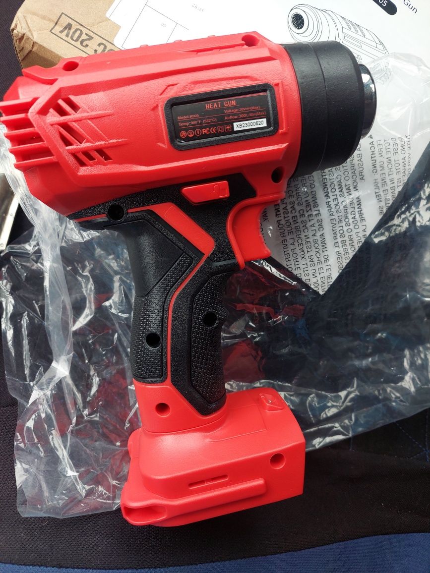 Pistol aer cald compatibil acumulatori Milwaukee M18 NOU