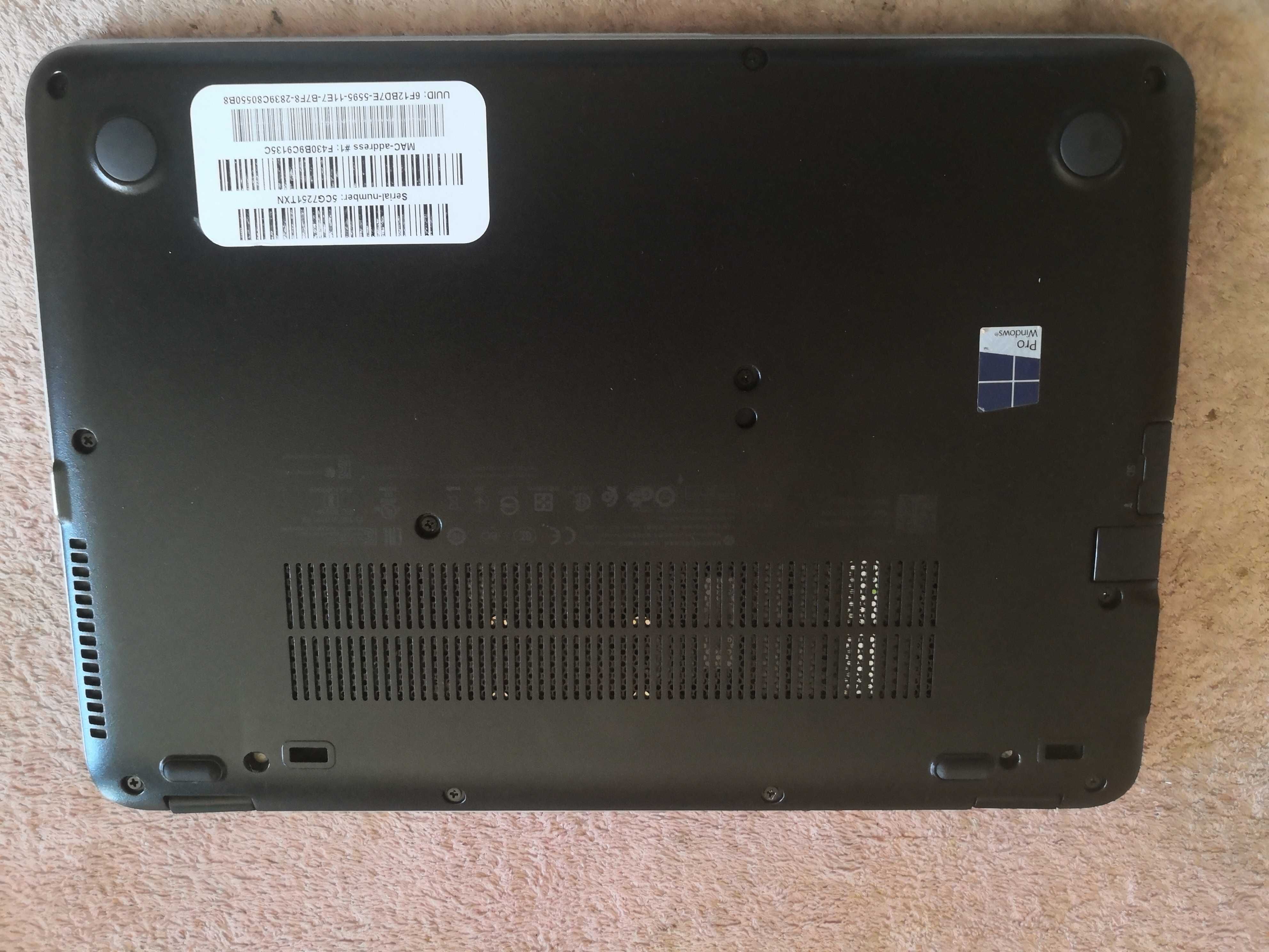 Laptop INCOMPLET Functional  Hp EliteBook 820 G3 I5 6300U 2,5/3 GHz
