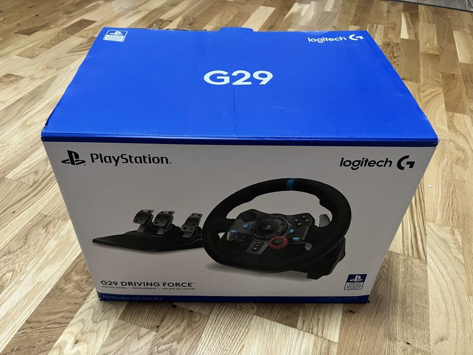 Vand volan gaming Logitech G29 garantie + joc Gran Turismo 7