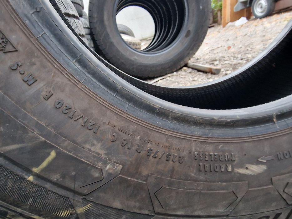 Anvelopă 225/75R16C marca Continental, M+S, DOT 2025,6.5 mm