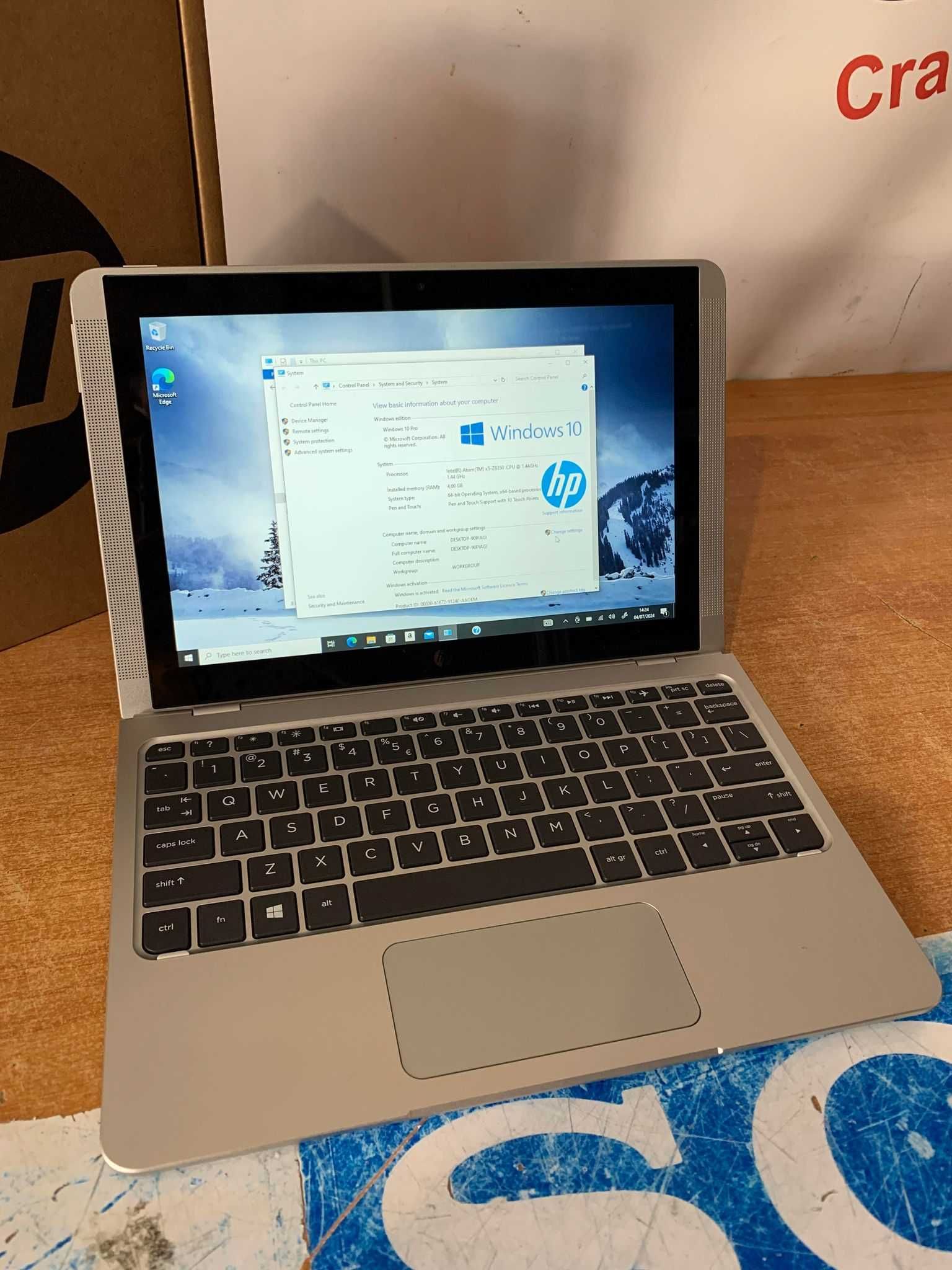 Tableta 2in1 Touchscreen Sigilata HP x2 210 G2/ 25 cm Garantie 2 ani
