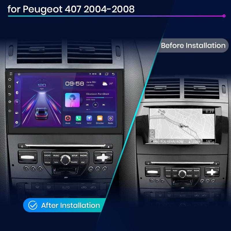 Peugeot 407 (2004-2018) Мултимедия Навигация Android