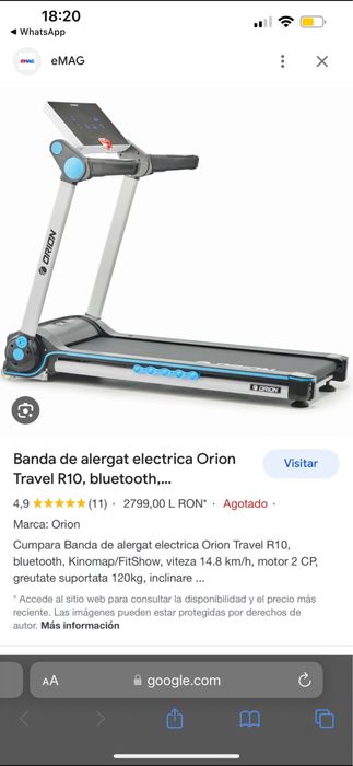 Banda de alergat Orion Travel R10