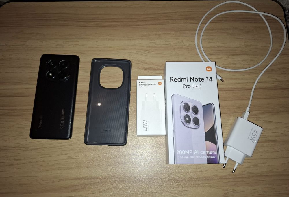 Xiaomi Redmi 14 pro 5g și încărcător Xiaomi