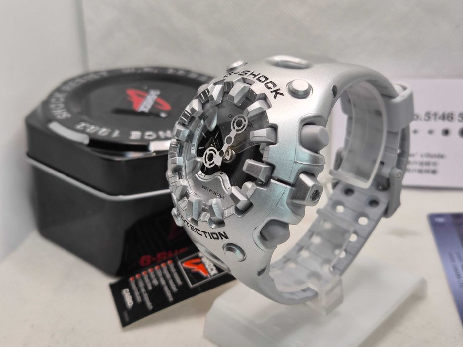 Ceas Sport Casio g shock GA-V01-8AER argintiu, Nou,Garantie 2 ani