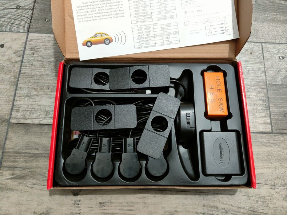 Sensor de parcare auto negru