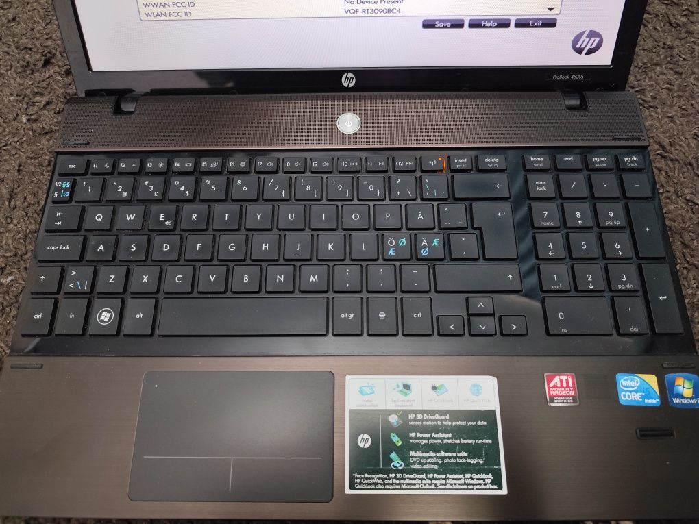 Dezmembrez laptop HP Probook 4520s