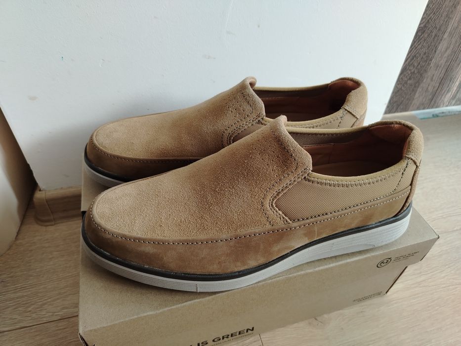 Clarks мокасини 45 номер широки