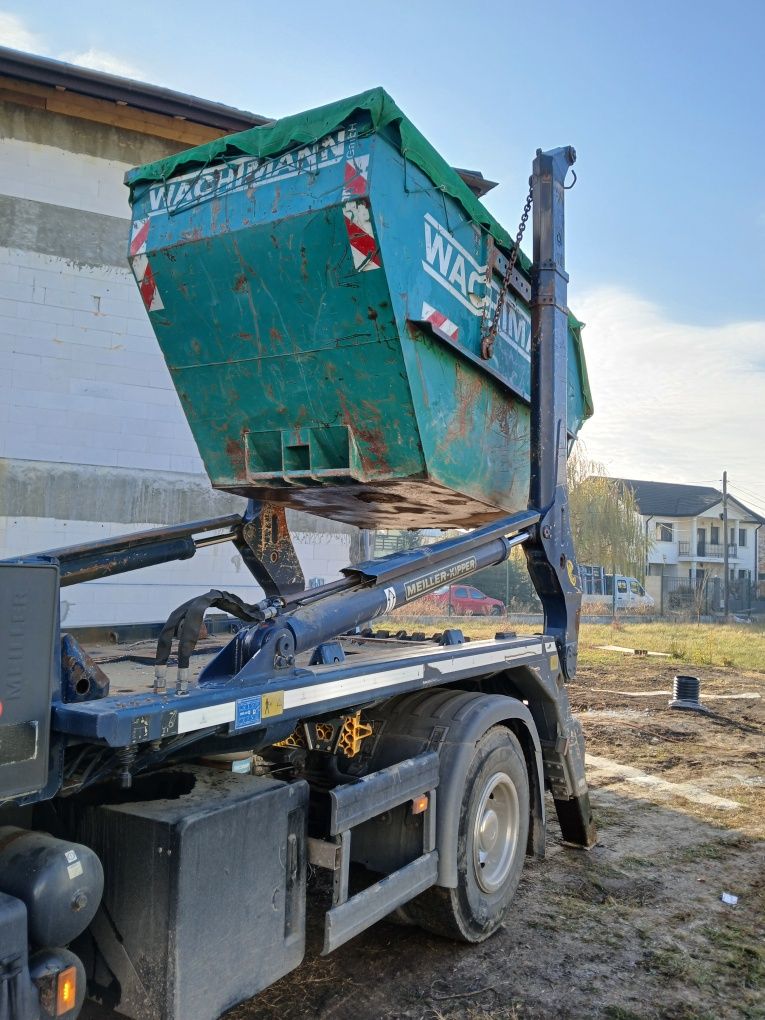 Containere moloz  deșeuri construcții