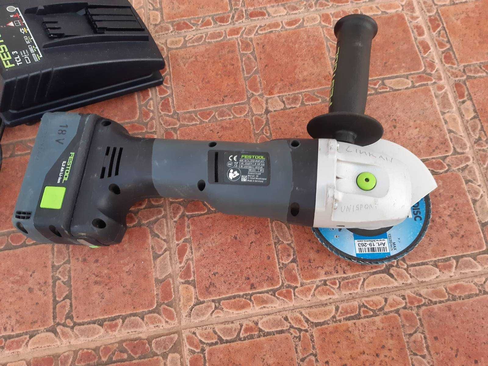 FESTOOL AGC 18-125 EB - Акумулаторен ъглошлайф