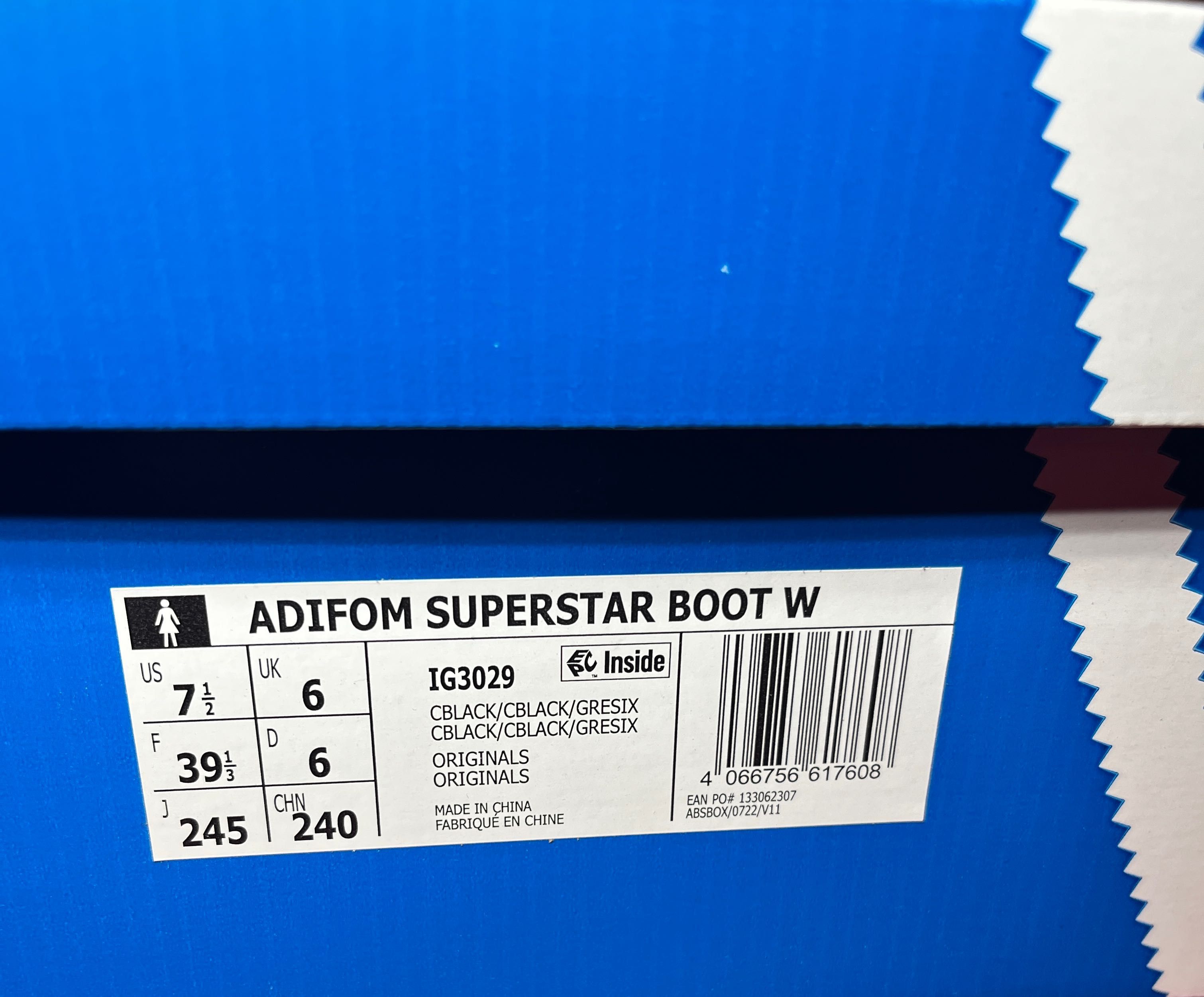 Дамски ботуши Adidas Adifom Superstar Boot W
