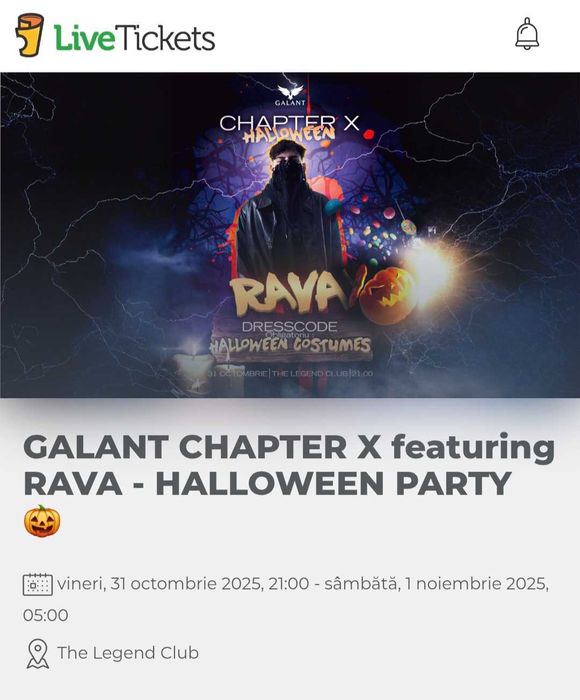 Bilet rava galant