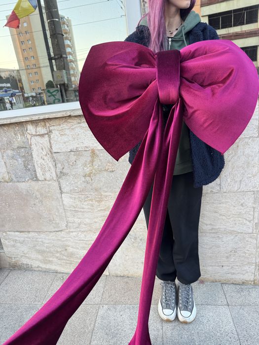 Funda decorativa gigant din catifea