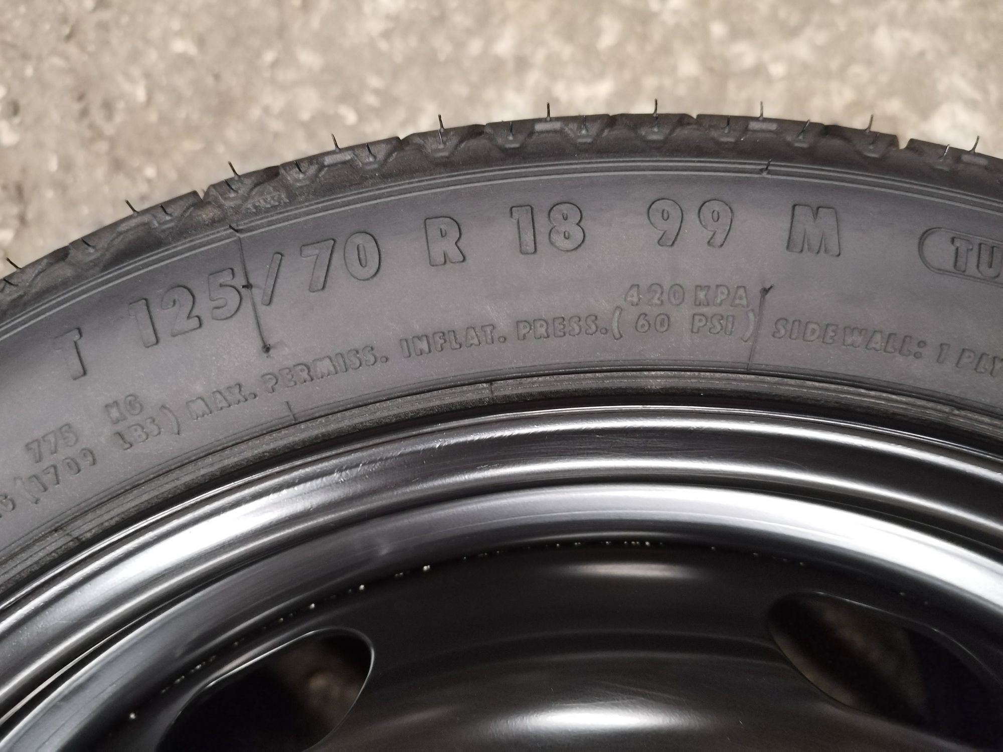 18" Шкода Фолксваген Сеат Ауди 5x112 Резервна Гума Патерица