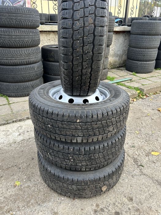 5x118 15 за две джантfiat ducato citroen peugeot 215 70 15С зимни гуми