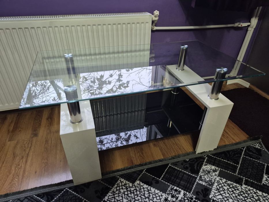 Măsuță sticla cafea