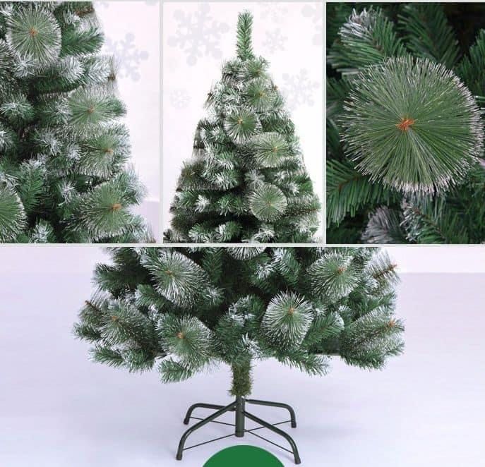 Коледни елхи от 90см до 210см с бял връх или чисто зелени