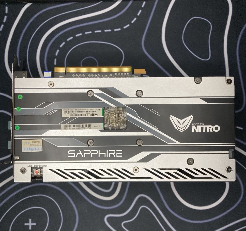 видеокарта rx480 saphire