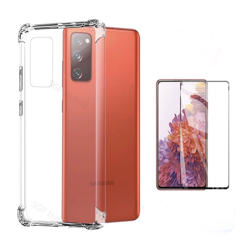 Samsung A51/A53/A54/A55 Husa Silicon + Folie Sticla Curba 11D/Privacy