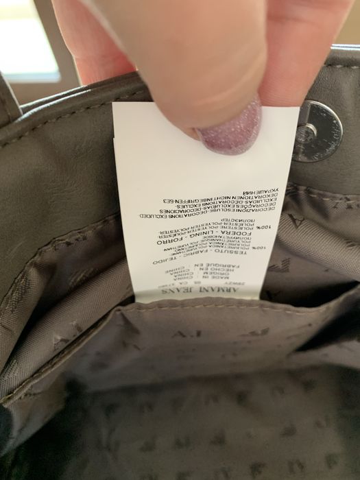 Чанта Armani Jeans сива