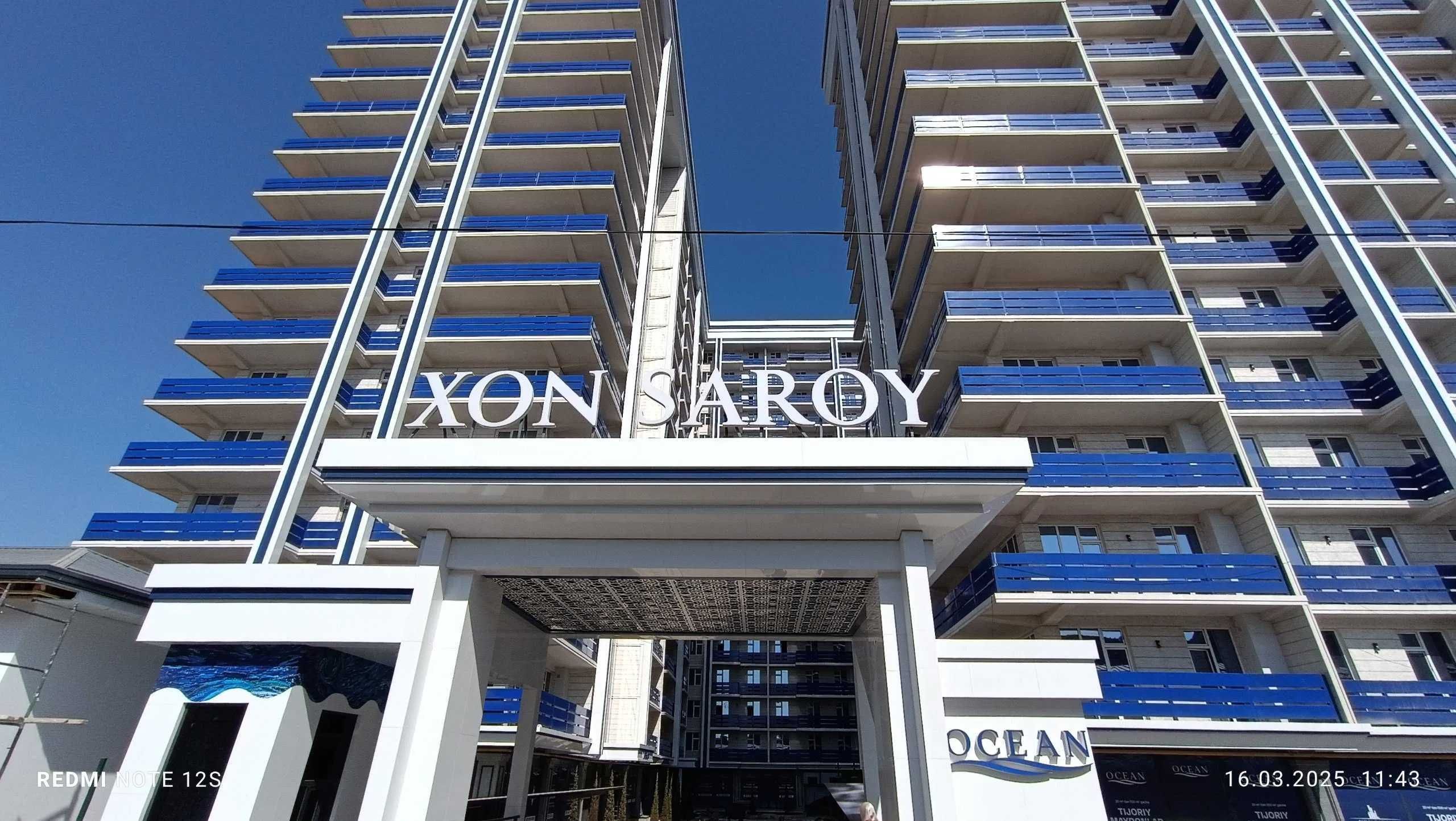 Xonsaroy Ocean, 4x ком. кв.ра, 1-этаж, Жил. плщ 96.22 м² + 54.9м² тер.