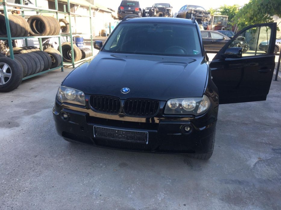 bmw x3 e83 2.0 d 150 hp кожа на части бмв х3 е83