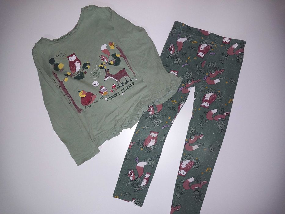 Детски дрешки за момиченце - комплекти 98-104см. + Кецове на Benetton