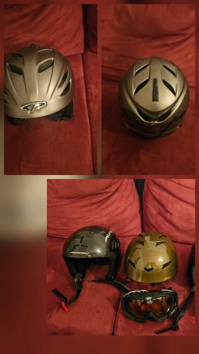 Casca ski copii si adulti neagra 53-56 61-64 si 52-55.5 maro