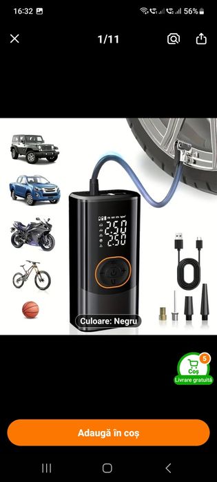 Vand compresor portabil aer nou