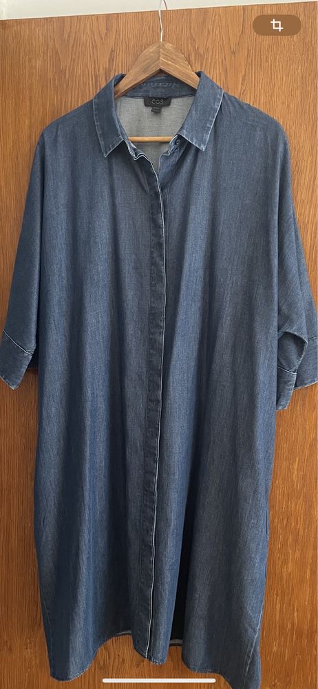 FIRMA COS rochie camasa “blue jeans” over size NOUA