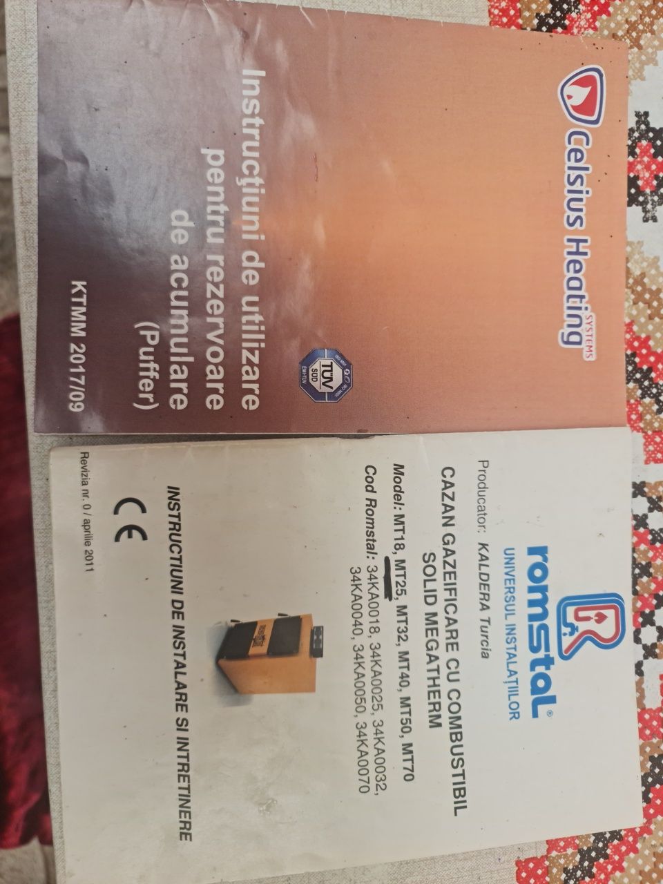 Centrala termica pe lemn si puffer