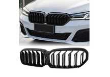 Двойни бъбреци решетки, BMW G30, G31, G38, 2020-2023 г., черен гланц