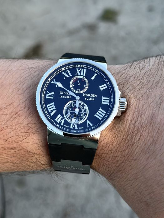 Ulysse Nardin Le Locle Black Dial rubber