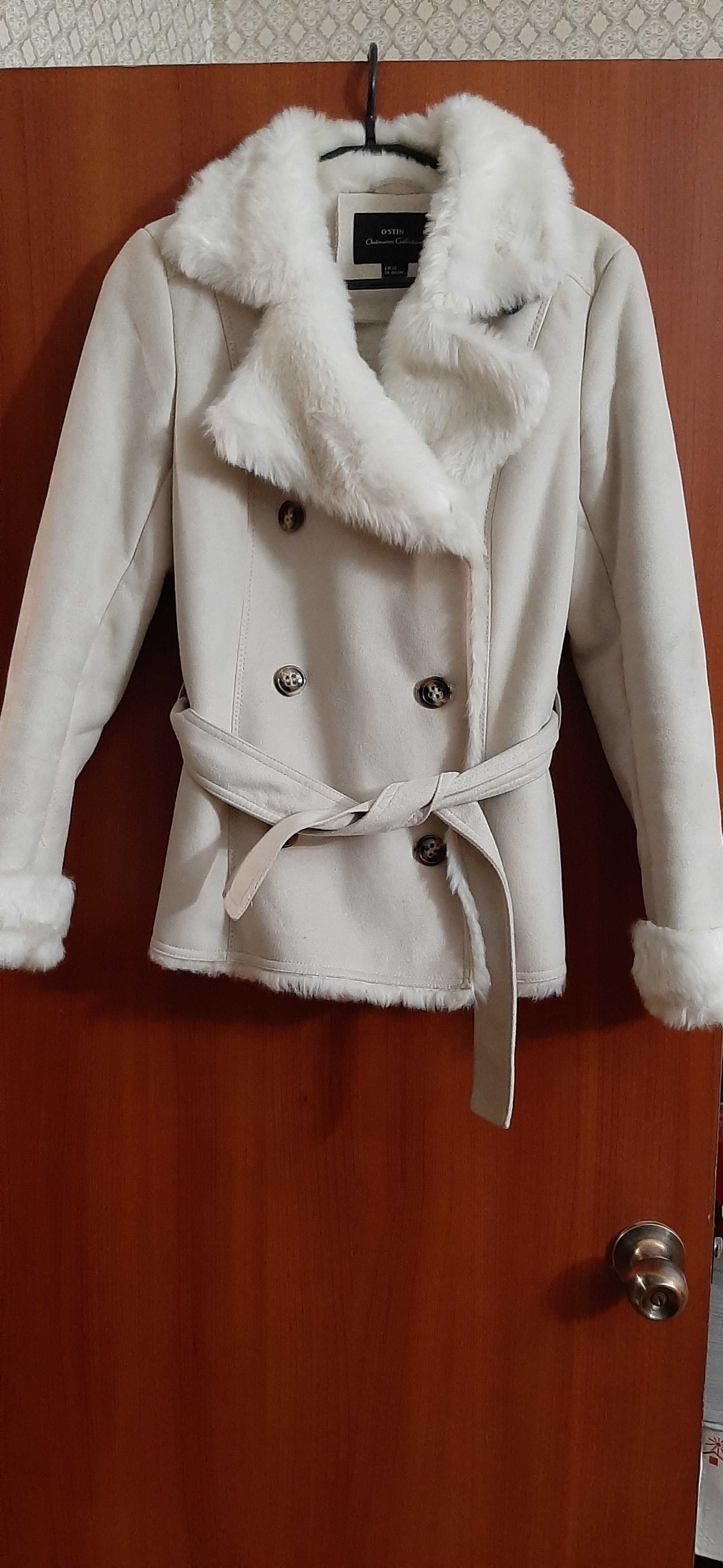 Женская замшевая куртка с мехом